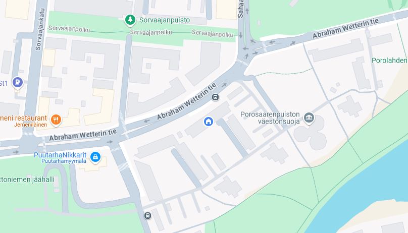 Kartta Wepasin sijainnista